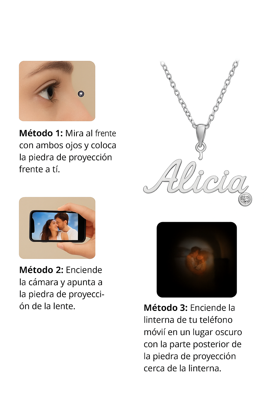 Collar con foto personalizable